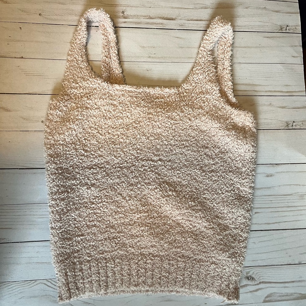 SKIMS Cream Cozy Tank Top